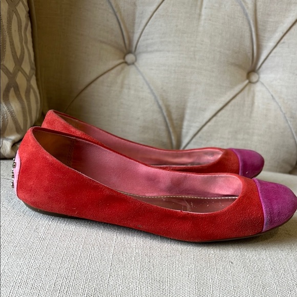 Alfani Women's Vibrant Red and Pink Loafers - Picture 5 of 6